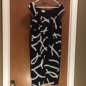 Black and white dress